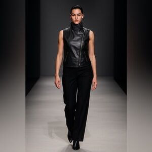 Moda International Leather Vest